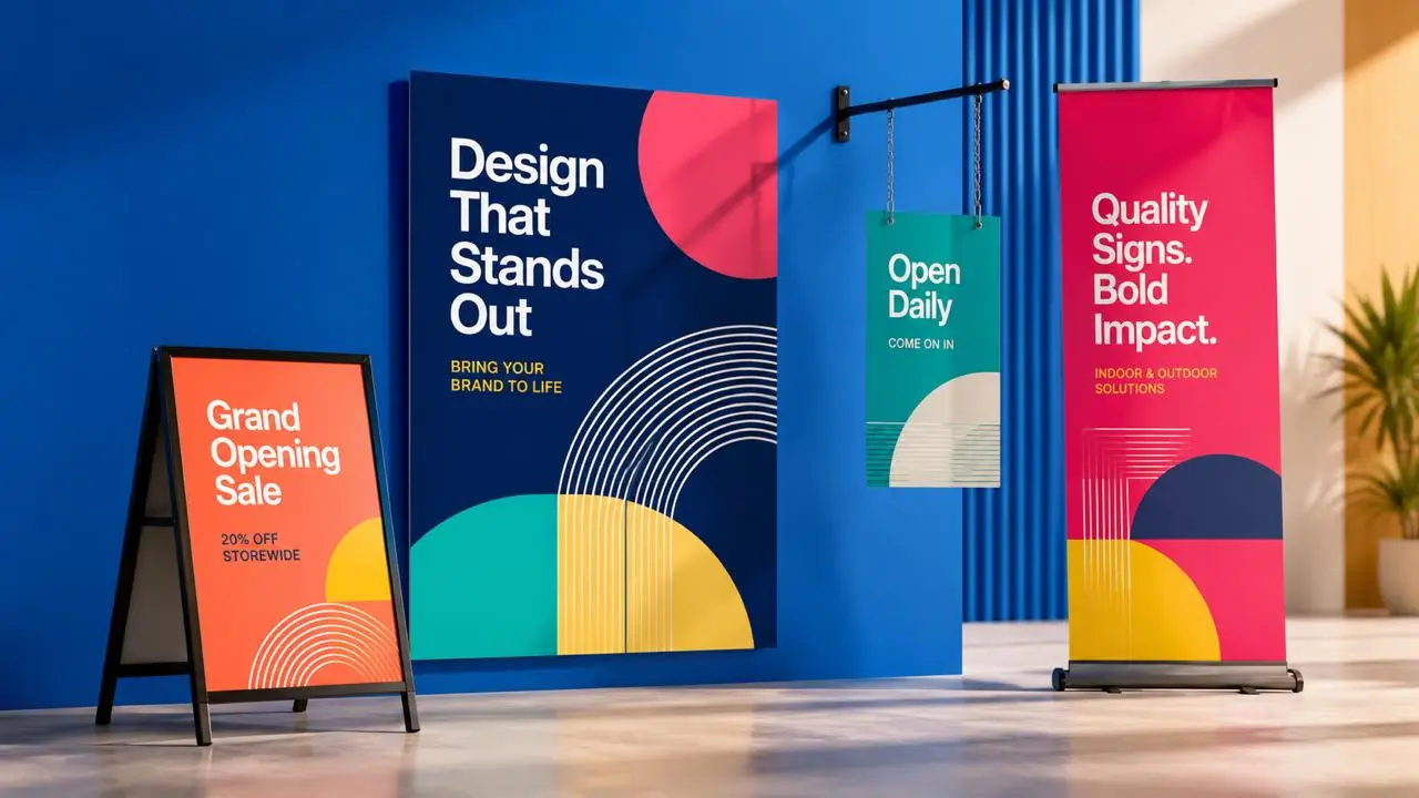 Custom signage that gets you noticed