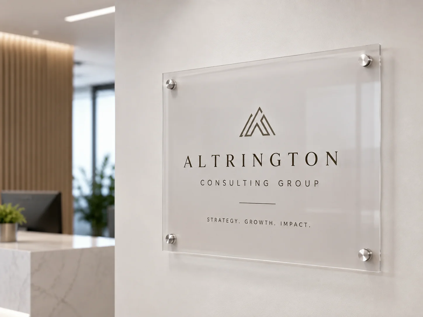 Clear Acrylic Signs
