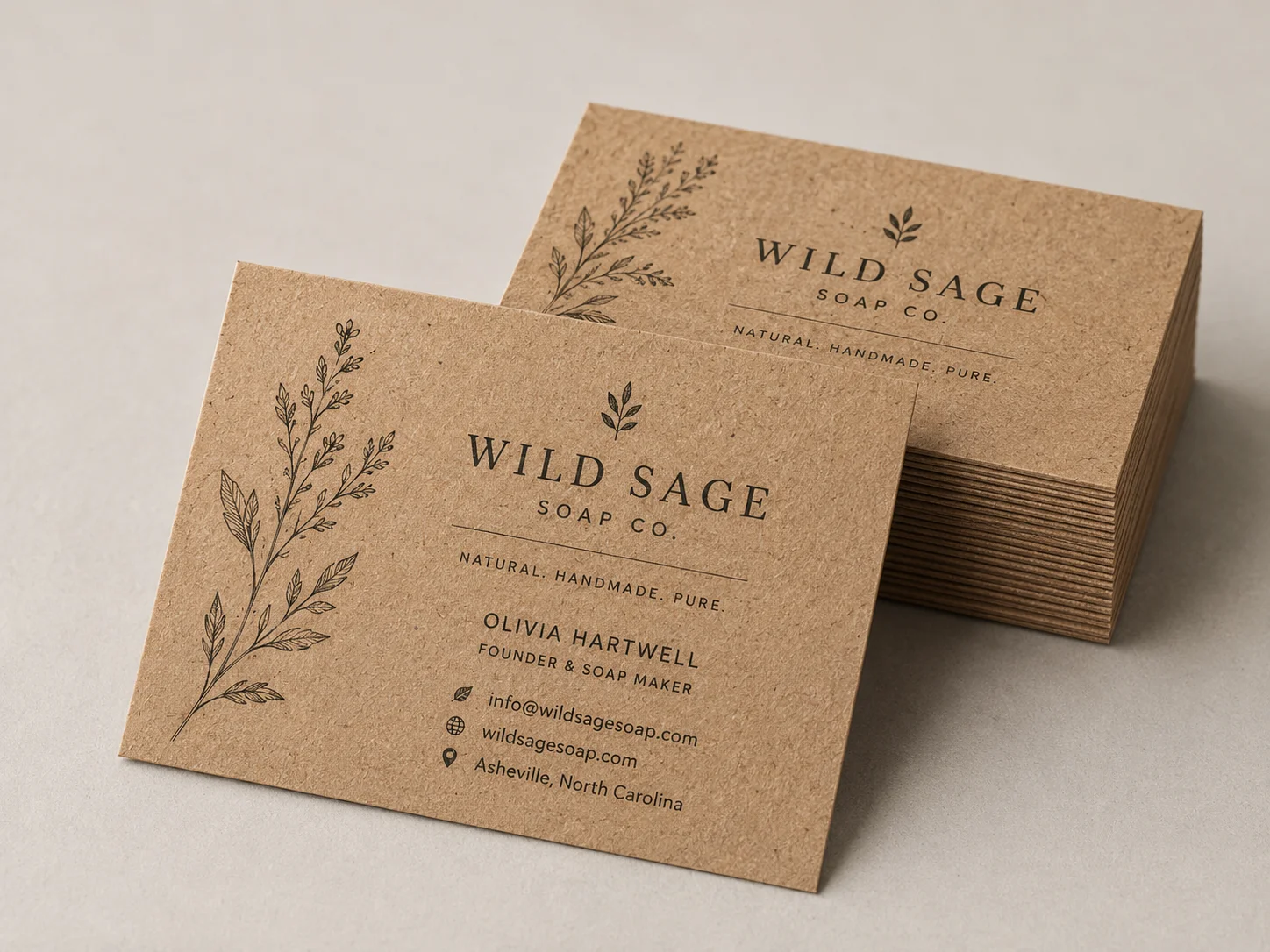 18PT Uncoated Brown Kraft
