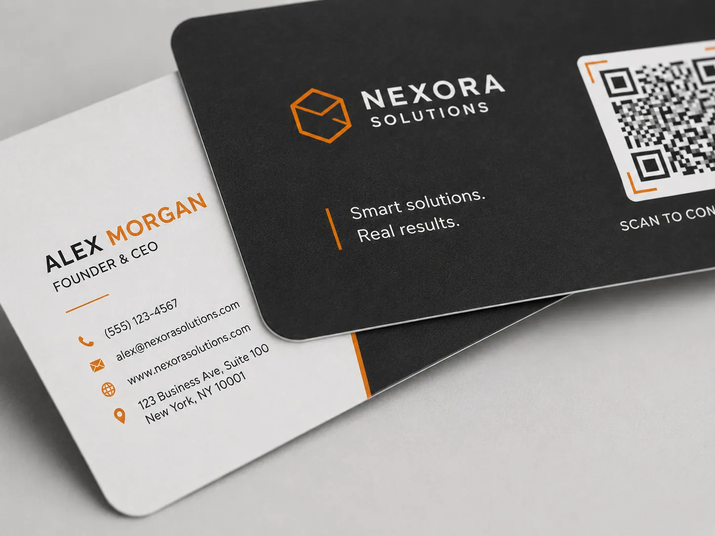 QR Code Business Cards, view 2