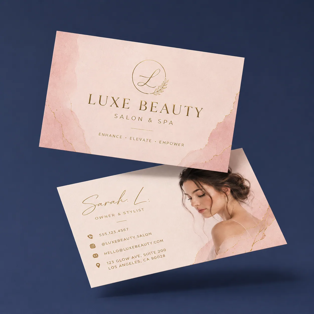 Hair Salon Business Cards