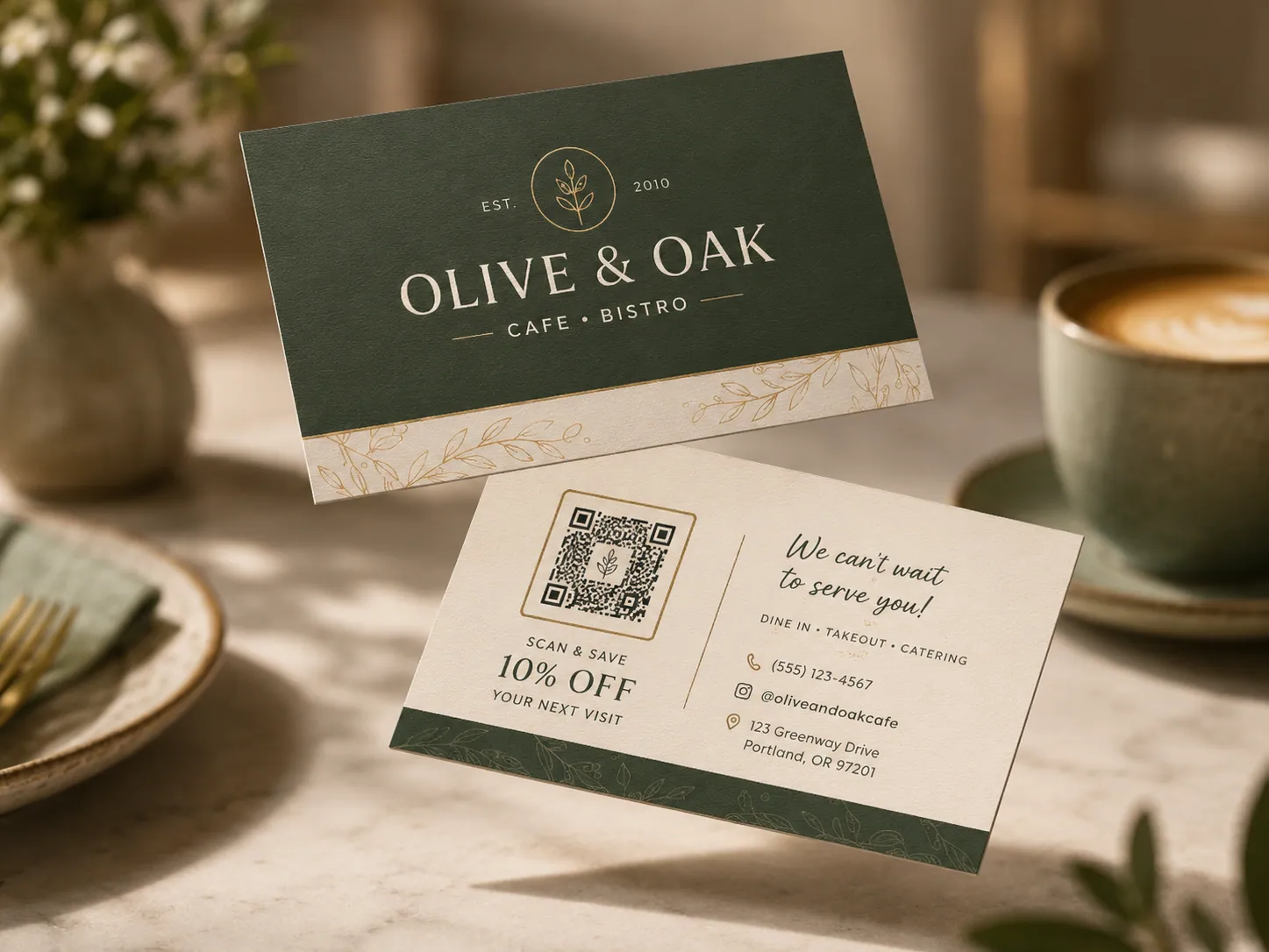 Restaurant & Cafe Cards, view 2