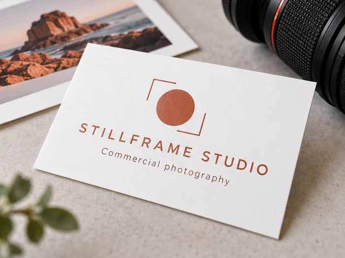 Photography studios business cards