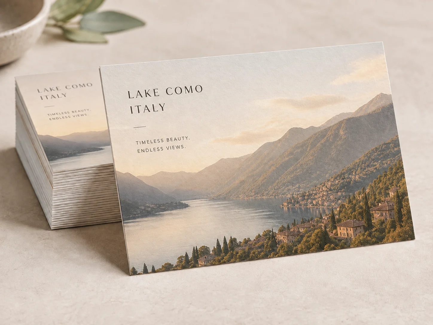 Linen Uncoated Postcards