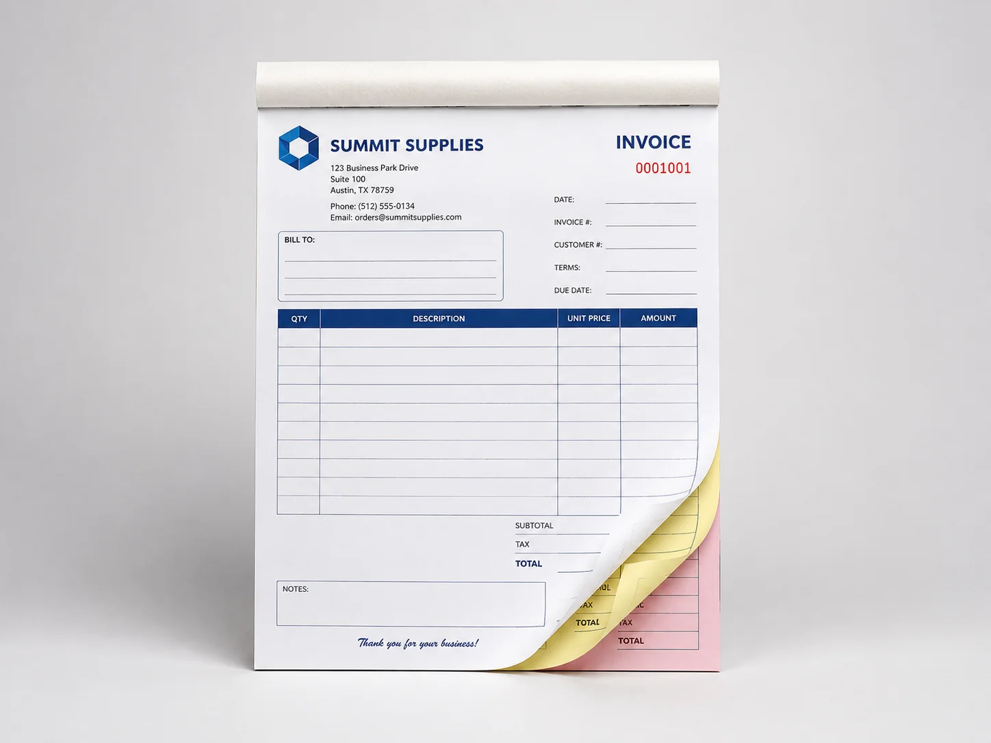 Carbonless (NCR) Forms